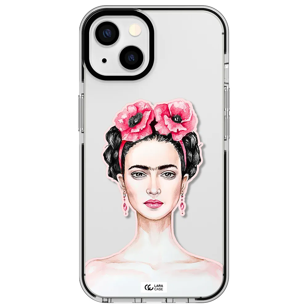 Ferida Watercolor Apple iPhone 13 impact black border Case