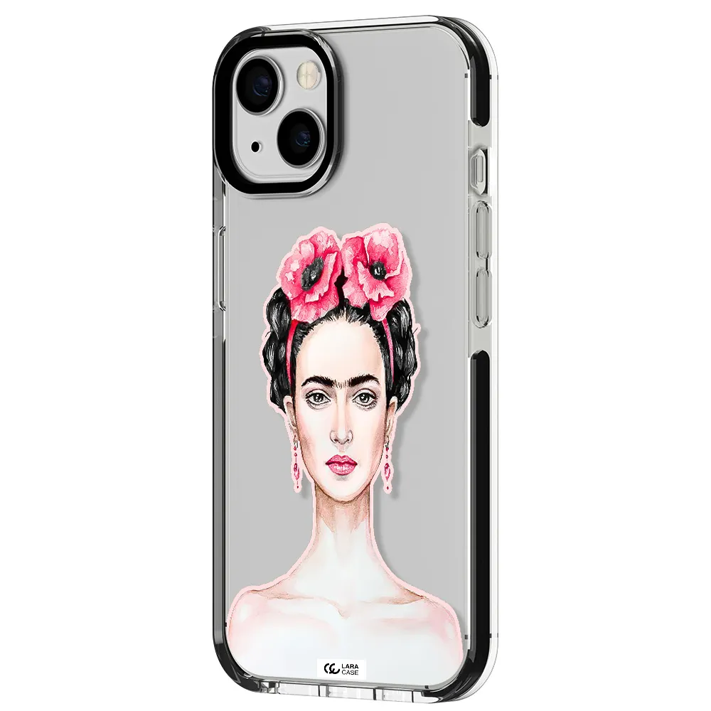 Ferida Watercolor Apple iPhone 13 impact black border Case