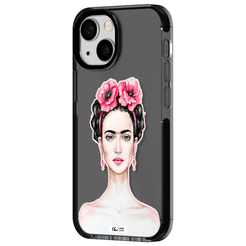 Ferida Watercolor Apple iPhone 13 mini impact Smoke Black Case