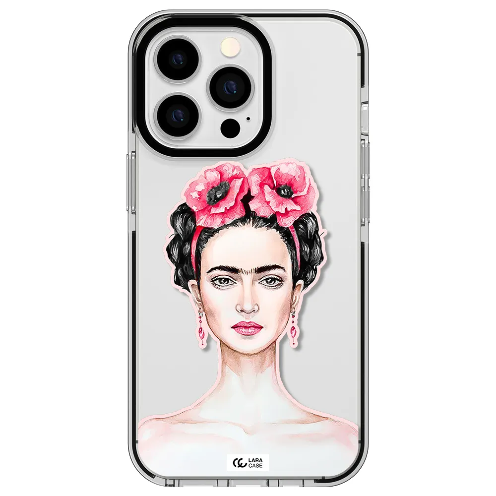 Ferida Watercolor Apple iPhone 13 Pro impact black border Case