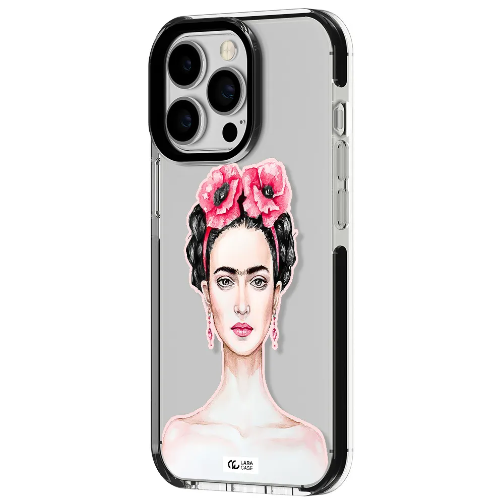 Ferida Watercolor Apple iPhone 13 Pro impact black border Case