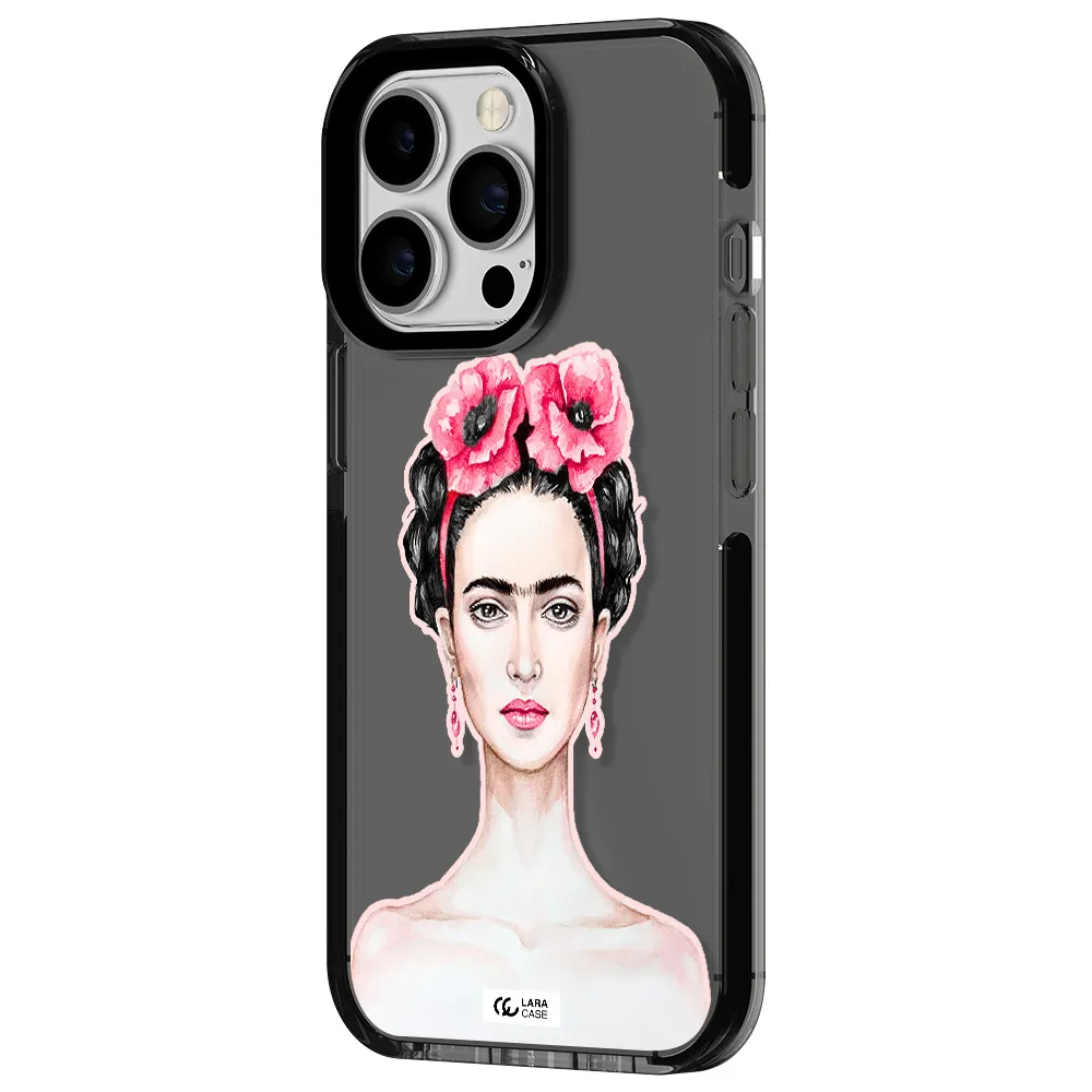 Ferida Watercolor Apple iPhone 13 Pro impact Smoke Black Case