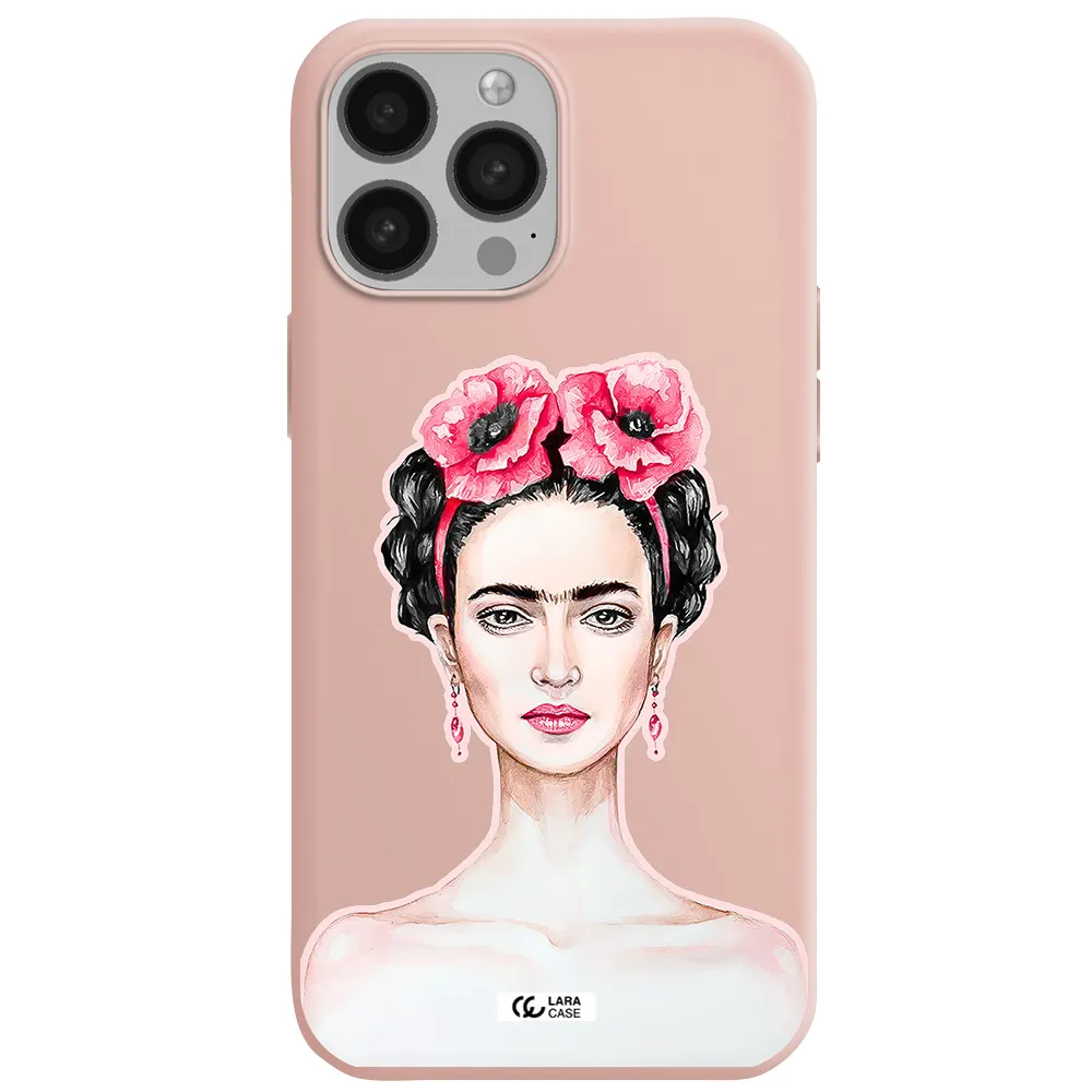 Ferida Watercolor Apple iPhone 13 Pro Silicone pastel pink Case