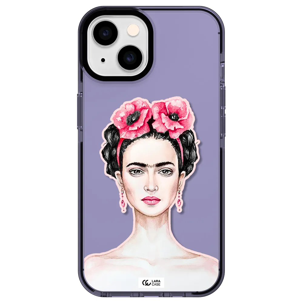 Ferida Watercolor Apple iPhone 14 impact Lilac Case