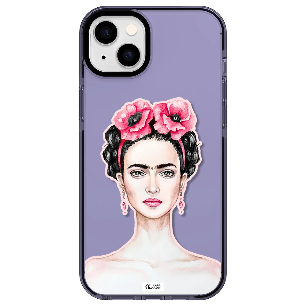 Ferida Watercolor Apple iPhone 14 plus impact Lilac Case