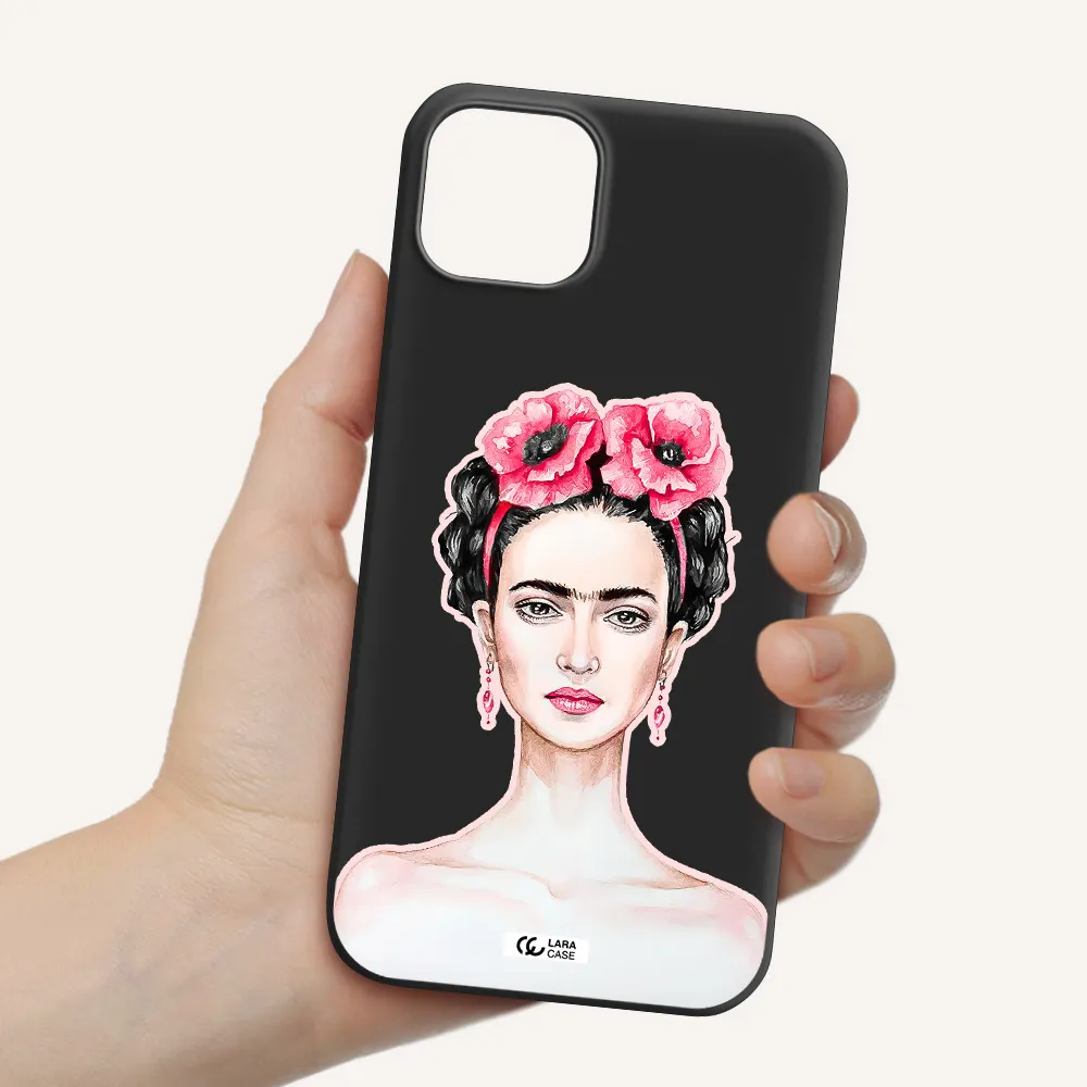 Ferida Watercolor Apple iPhone 14 plus Silicone black Case