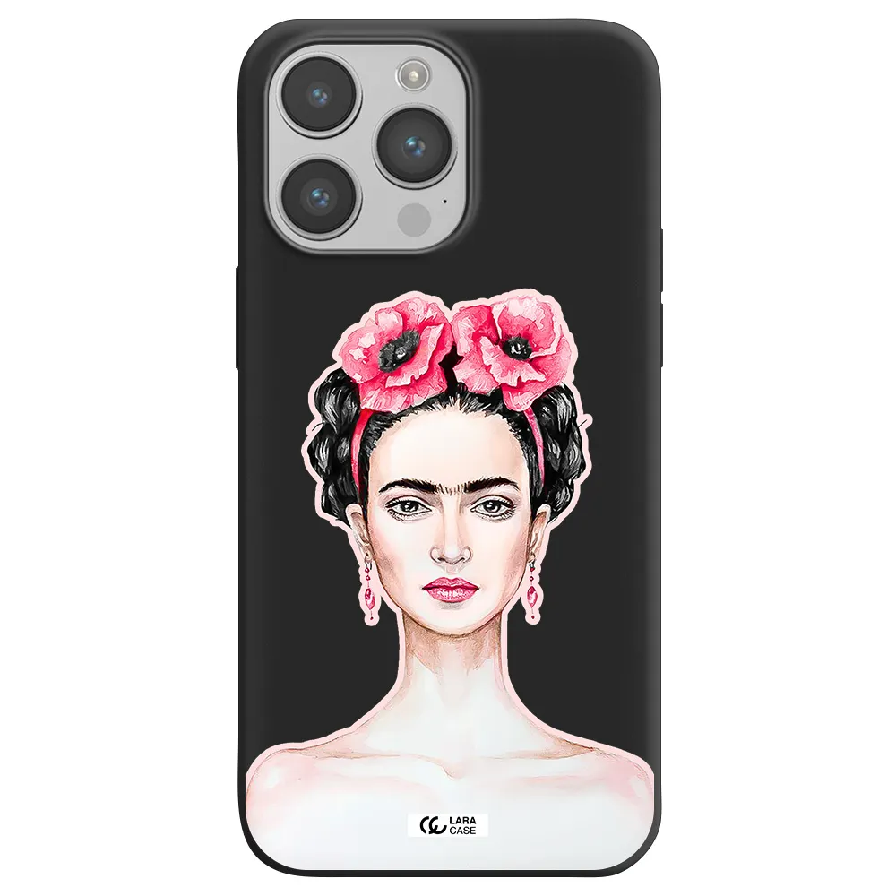 Ferida Watercolor Apple iPhone 14 pro Silicone black Case