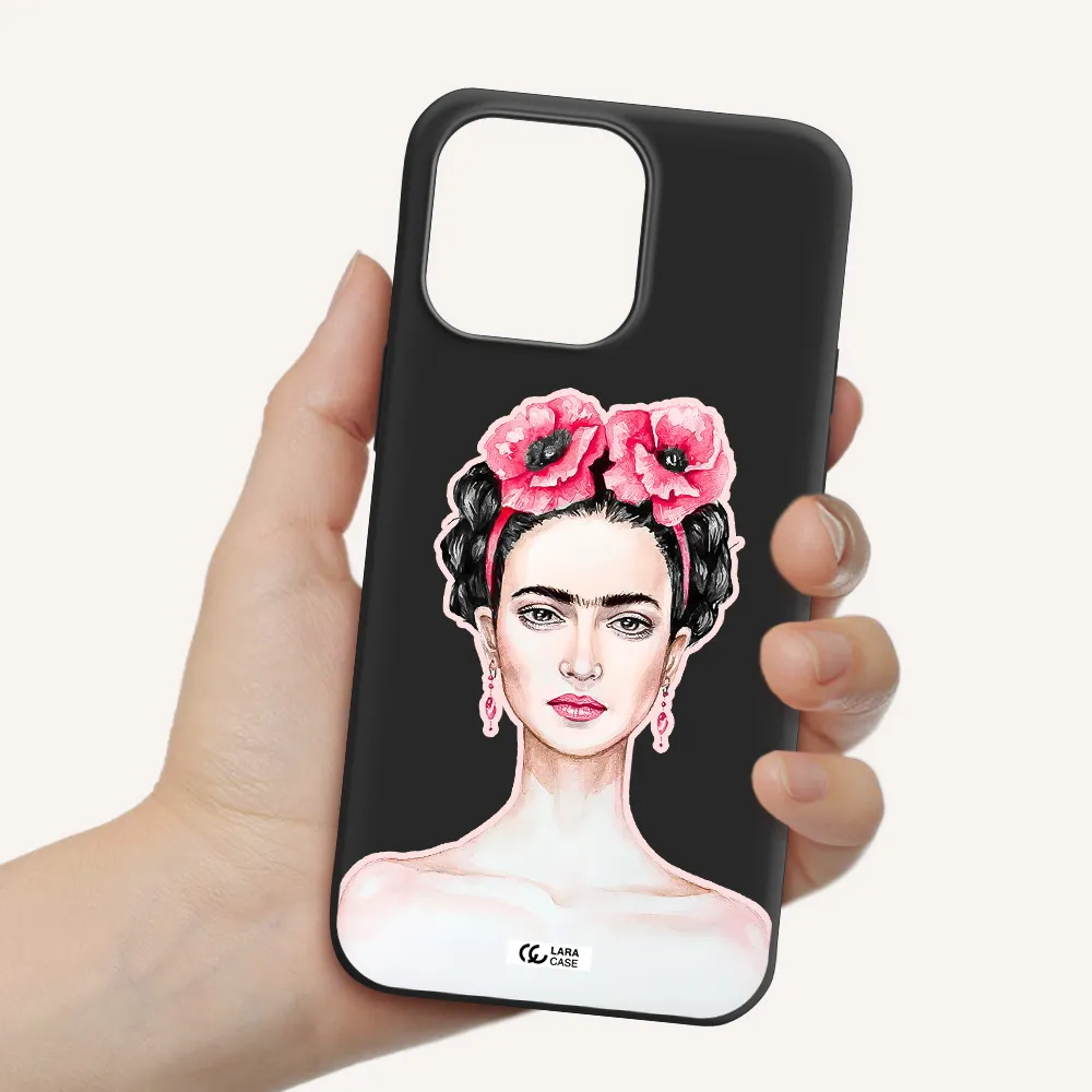 Ferida Watercolor Apple iPhone 14 pro Silicone black Case