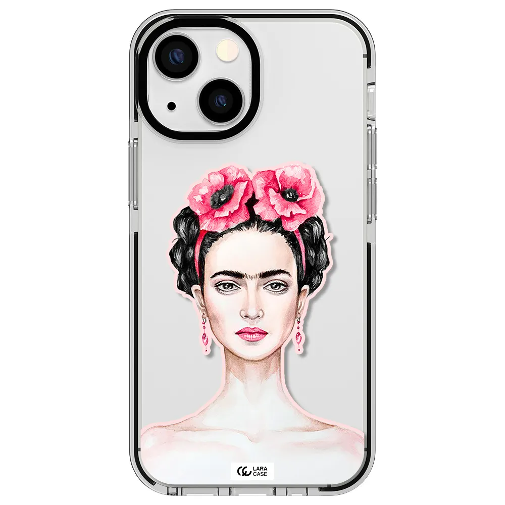 Ferida Watercolor Apple iPhone 15 impact black border Case