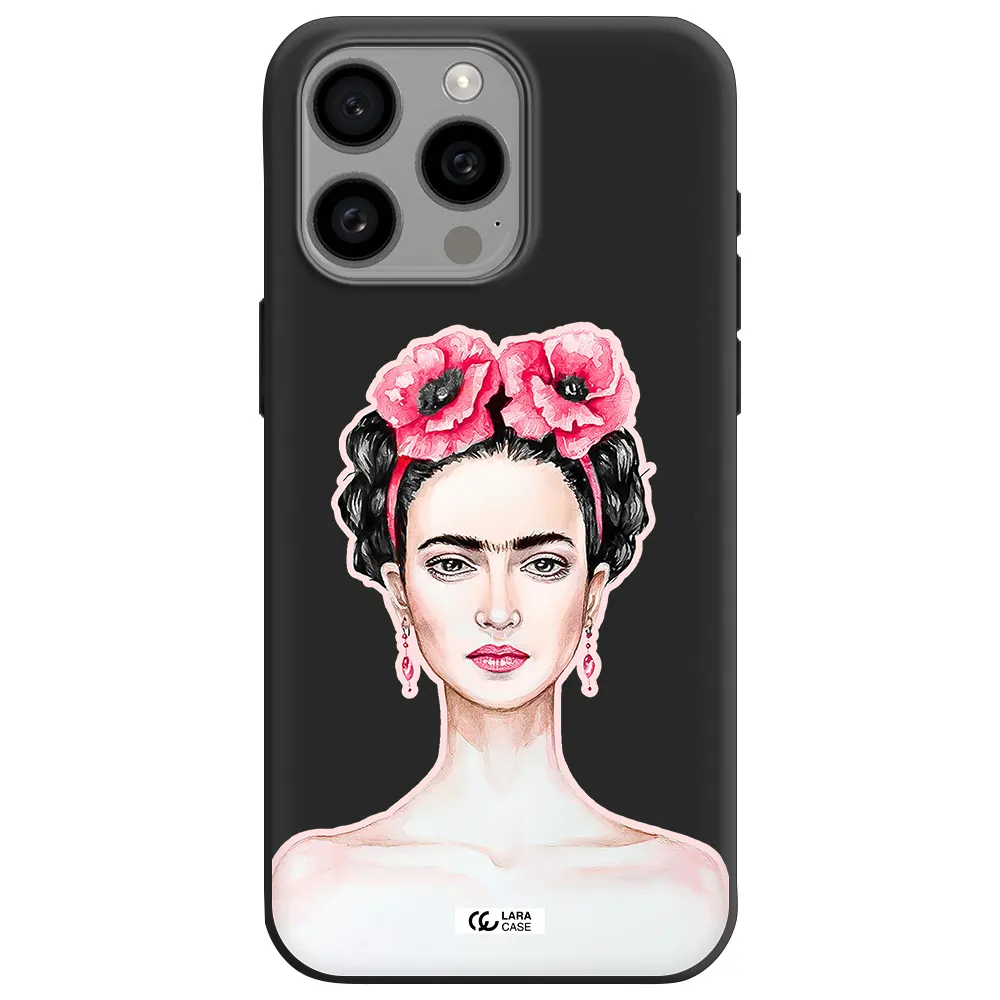 Ferida Watercolor Apple Iphone 15 Pro max Silicone black Case