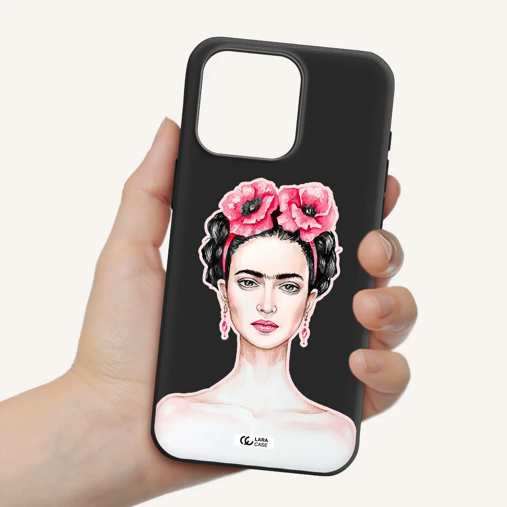 Ferida Watercolor Apple Iphone 15 Pro max Silicone black Case