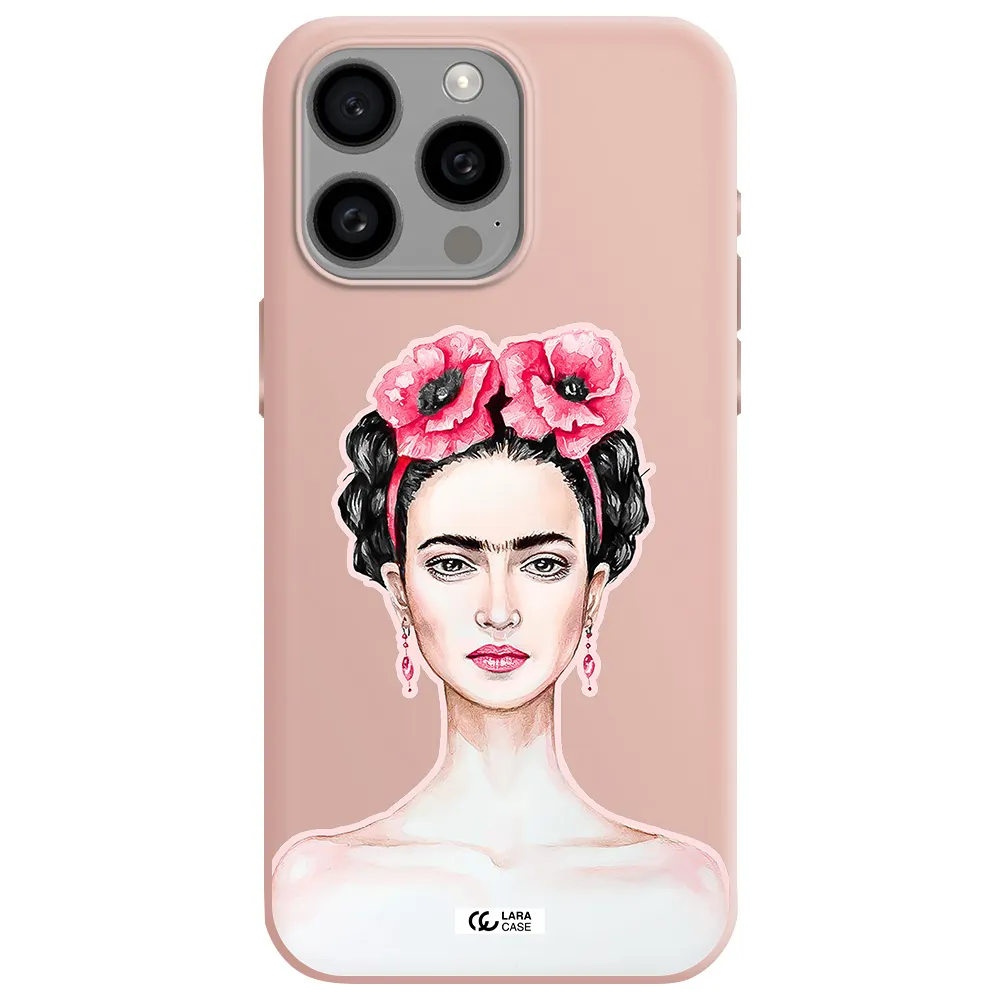 Ferida Watercolor Apple Iphone 15 Pro max Silicone pastel pink Case