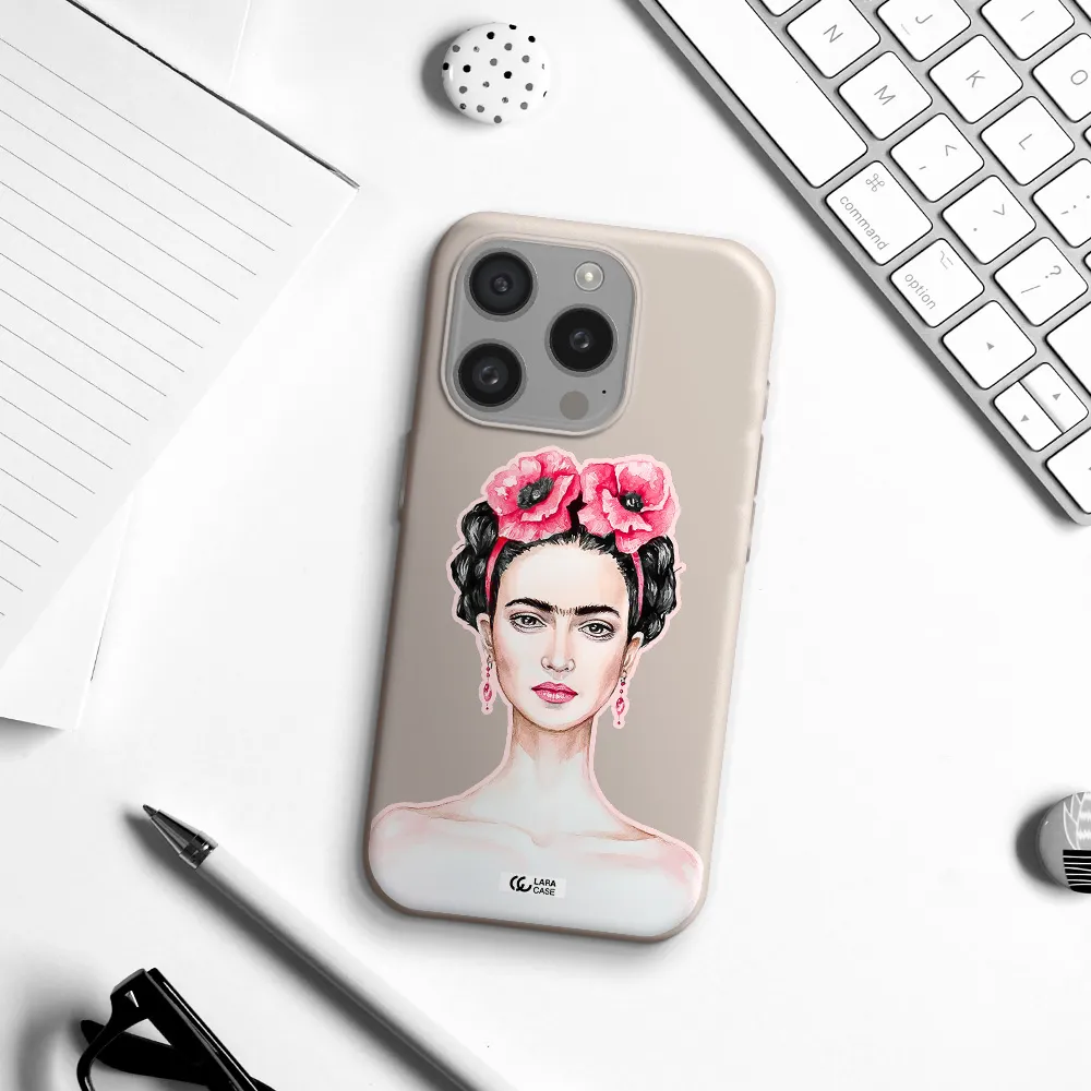 Ferida Watercolor Apple Iphone 15 Pro Silicone Stone Case