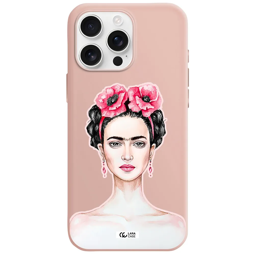 Ferida Watercolor Apple Iphone 16 Pro Max Silicone Pastel Pink Case
