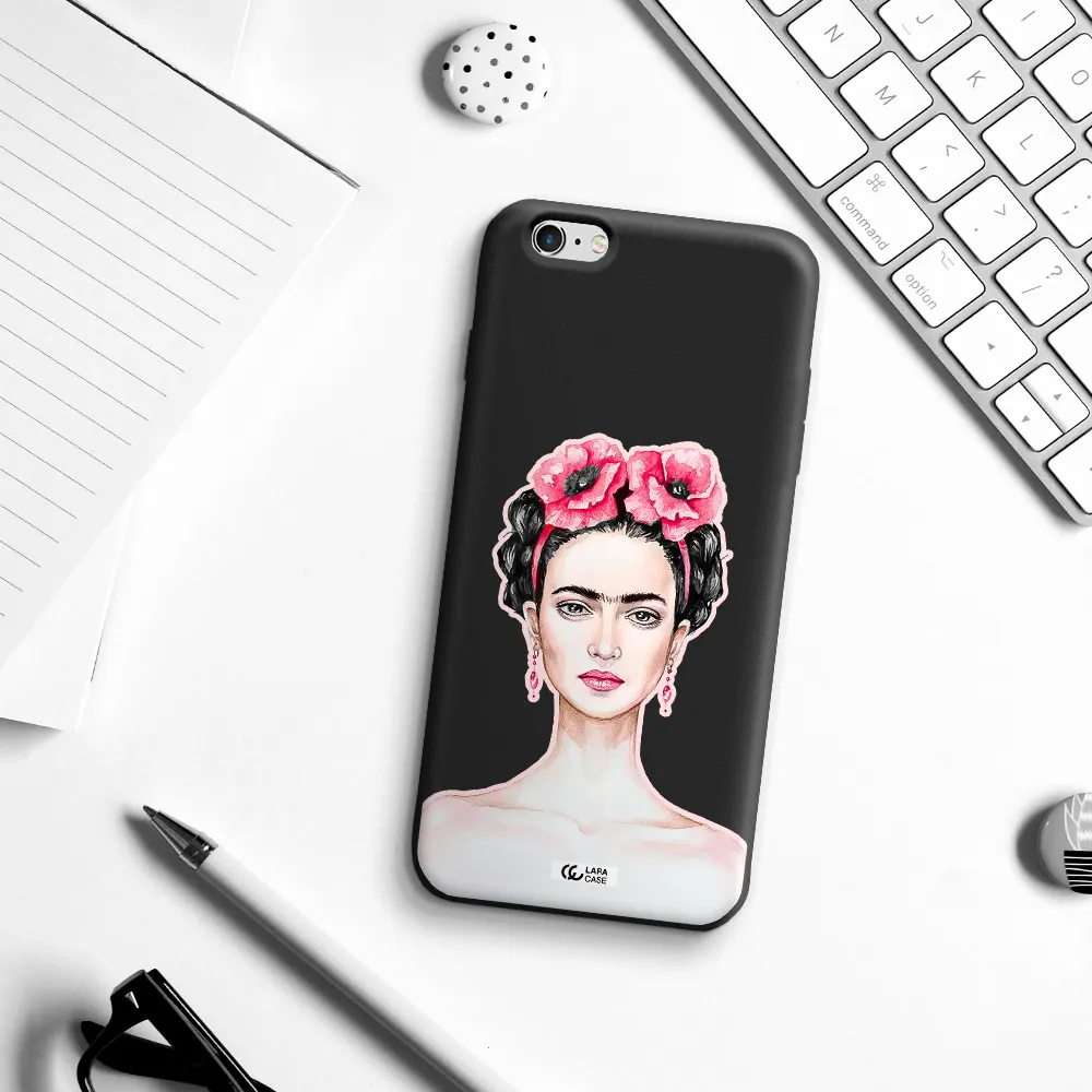 Ferida Watercolor Apple iPhone 6 s plus Silicone black Case