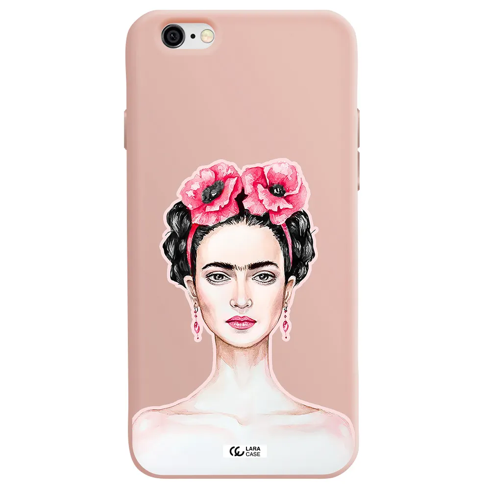 Ferida Watercolor Apple iPhone 6 Silicone pastel pink Case