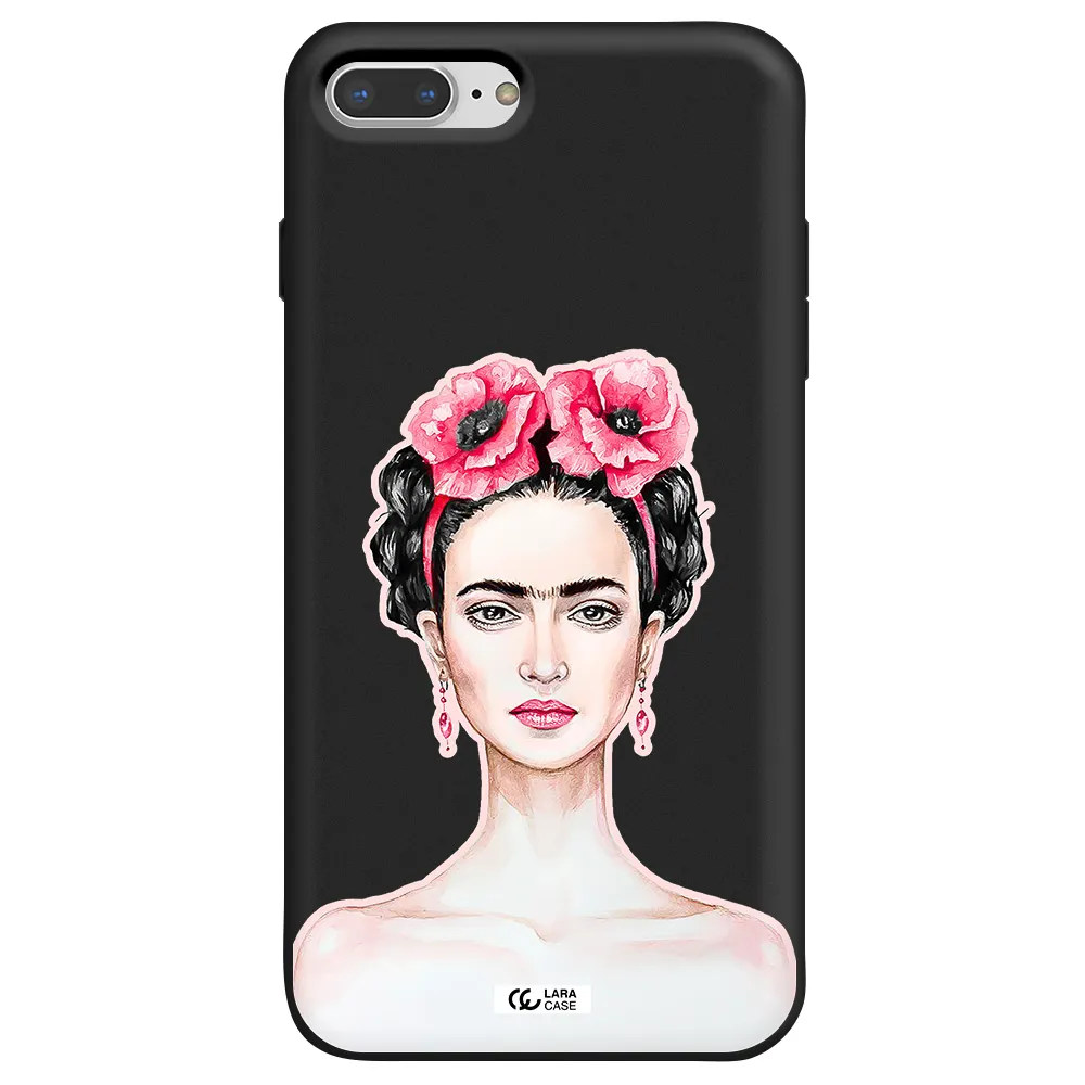 Ferida Watercolor Apple iPhone 8 plus Silicone black Case