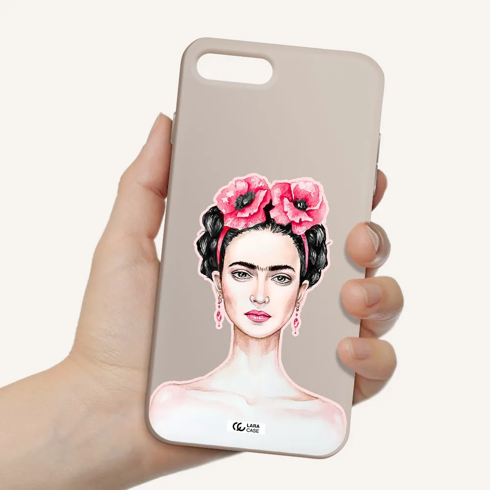 Ferida Watercolor Apple iPhone 8 plus Silicone Stone Case