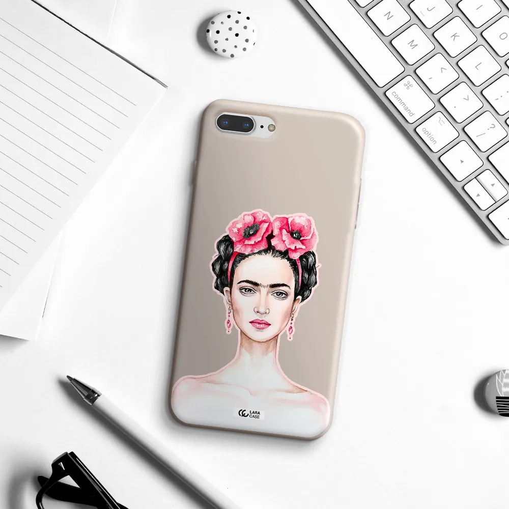 Ferida Watercolor Apple iPhone 8 plus Silicone Stone Case