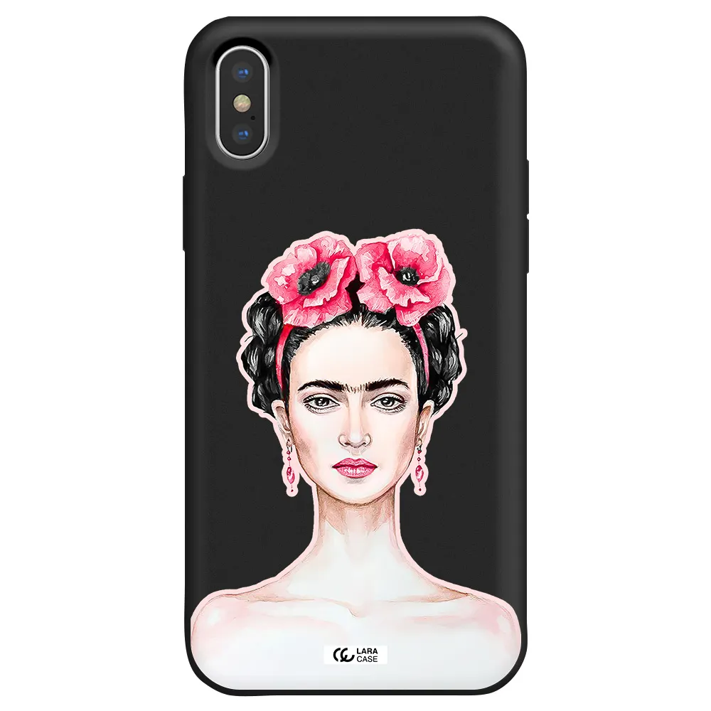 Ferida Watercolor Apple iPhone X Silicone black Case