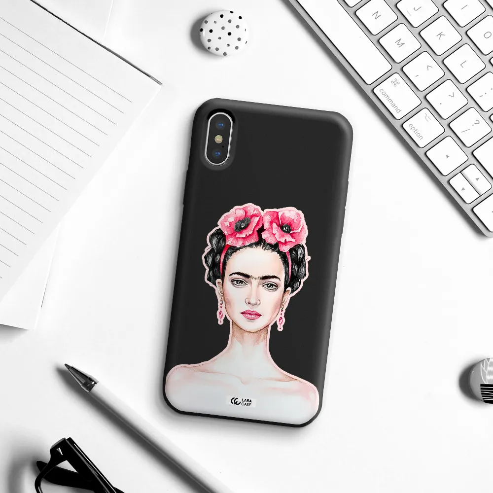 Ferida Watercolor Apple iPhone X Silicone black Case