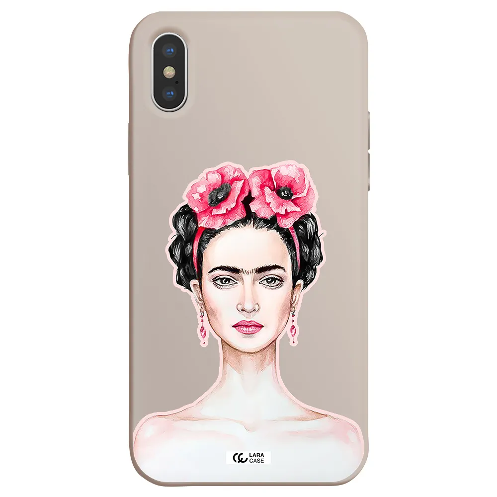 Ferida Watercolor Apple iPhone X Silicone Stone Case