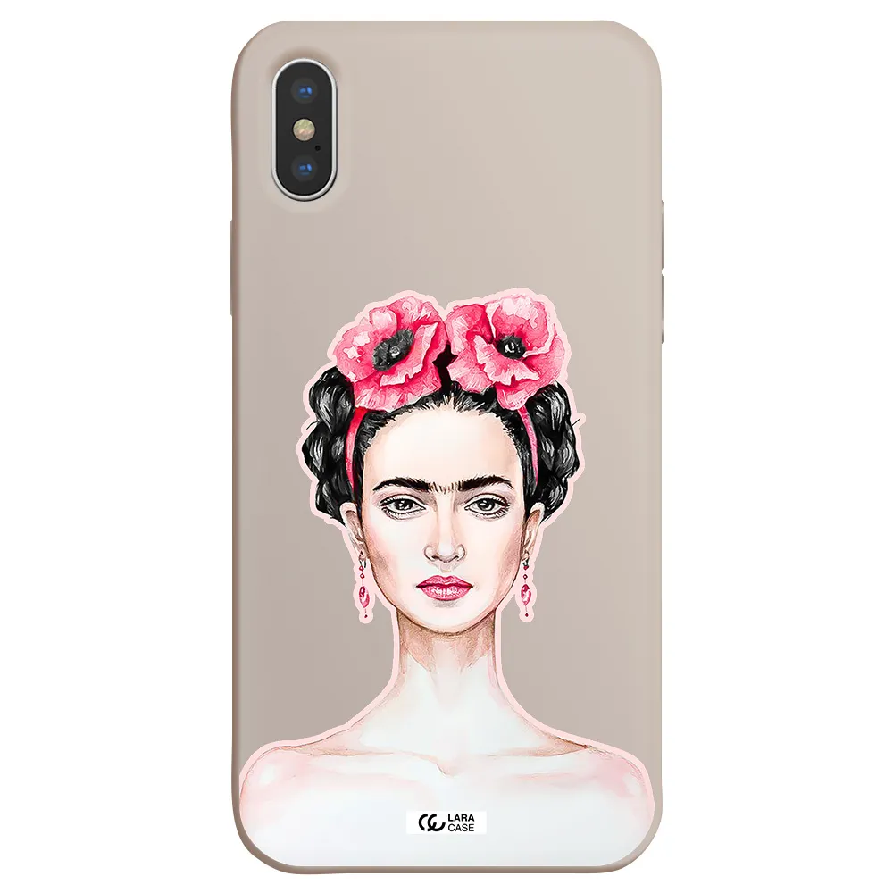 Ferida Watercolor Apple iPhone XS Silicone Stone Case