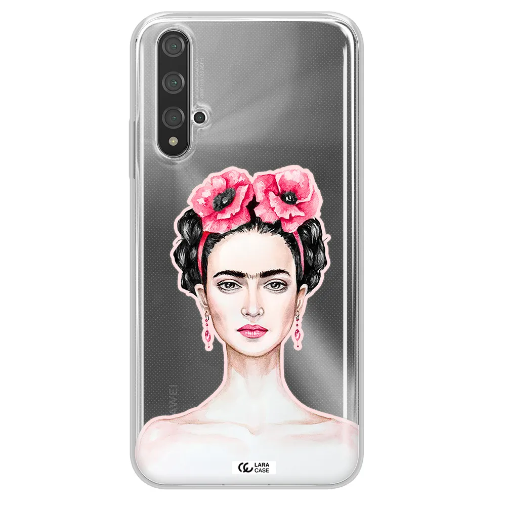 Ferida Watercolor Huawei Nova 5t Clear TPU Case