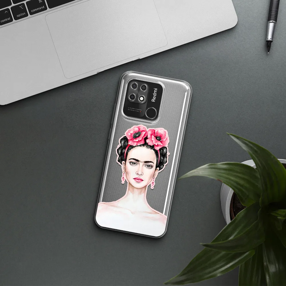 Ferida Watercolor Xiaomi Redmi 10C Clear TPU Case