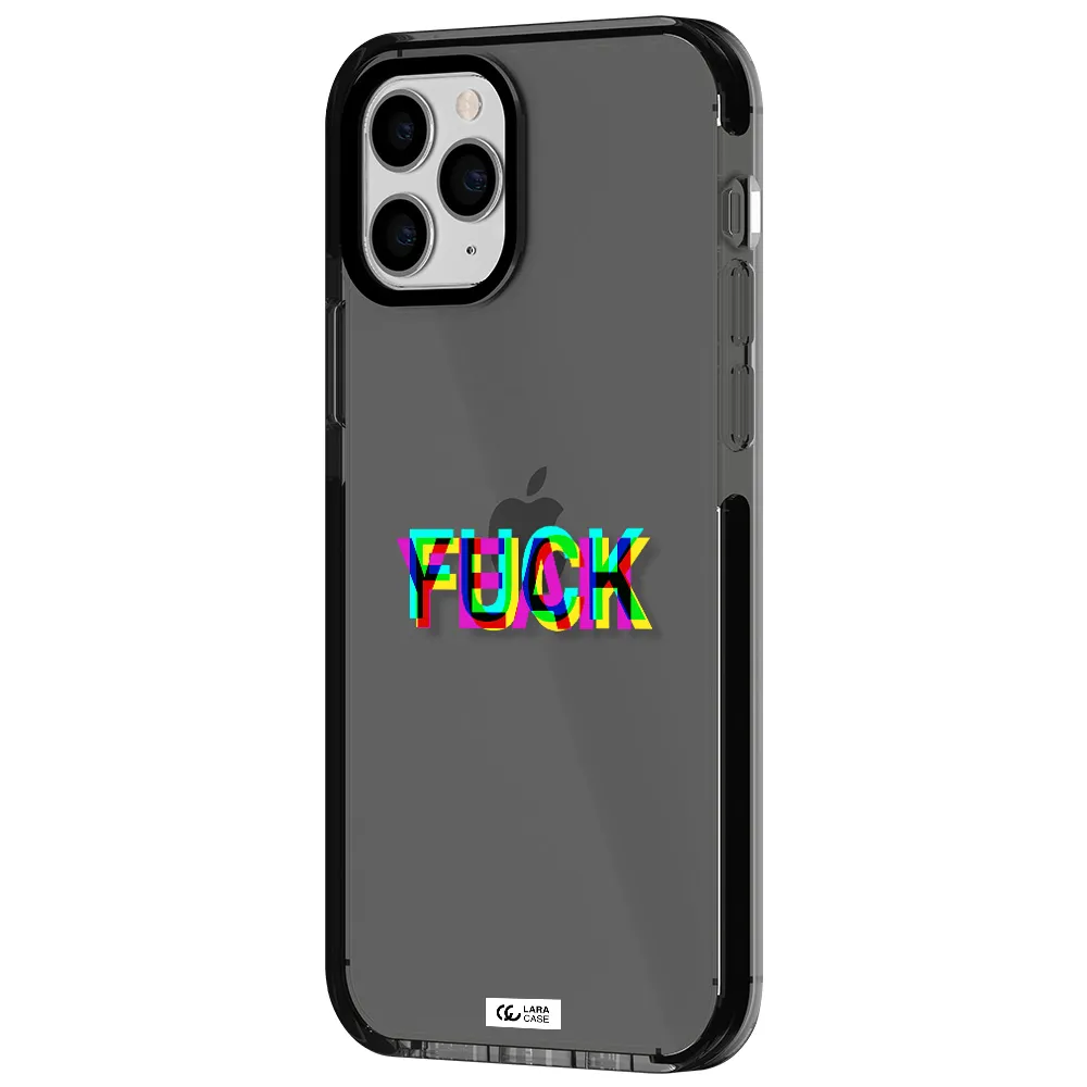 F#*K Yeah Apple iPhone 11 pro max impact Smoke Black Case