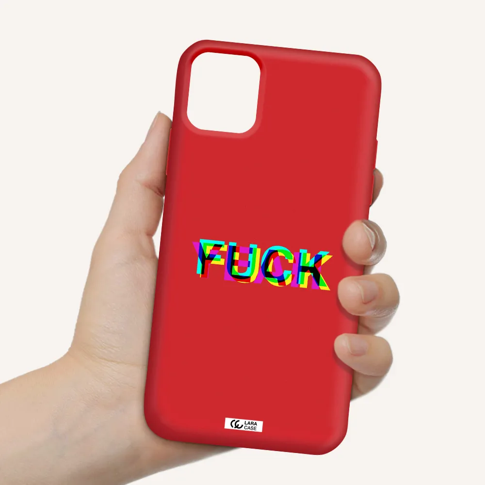 F#*K Yeah Apple iPhone 11 Silicone Imperial Red Case