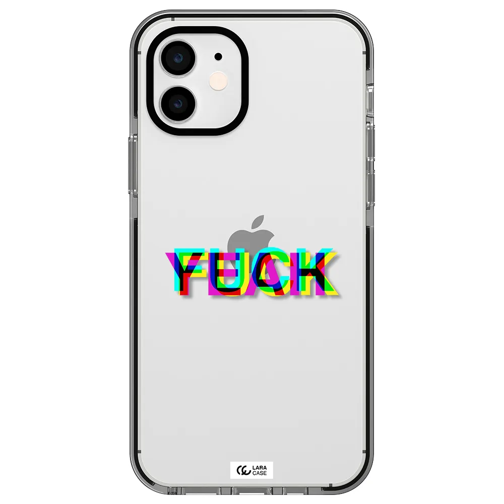 F#*K Yeah Apple iPhone 12 impact black border Case