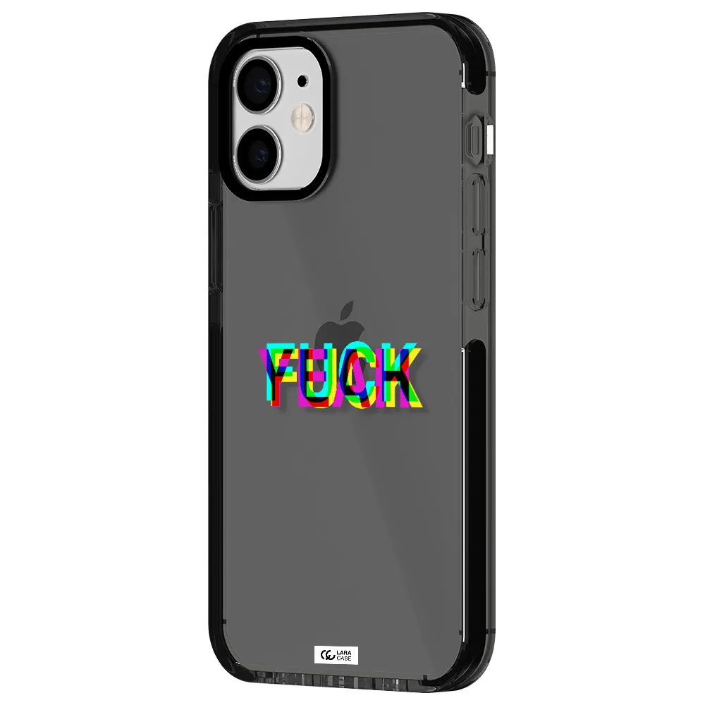 F#*K Yeah Apple iPhone 12 mini impact Smoke Black Case