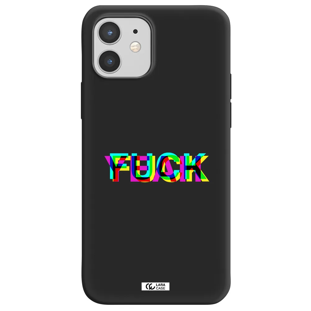 F#*K Yeah Apple iPhone 12 mini Silicone black Case