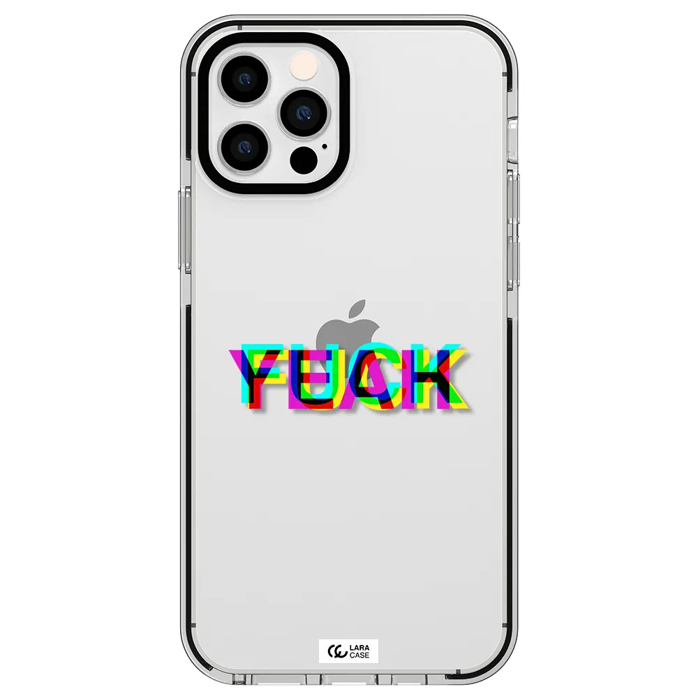 F#*K Yeah Apple iPhone 12 pro impact black border Case