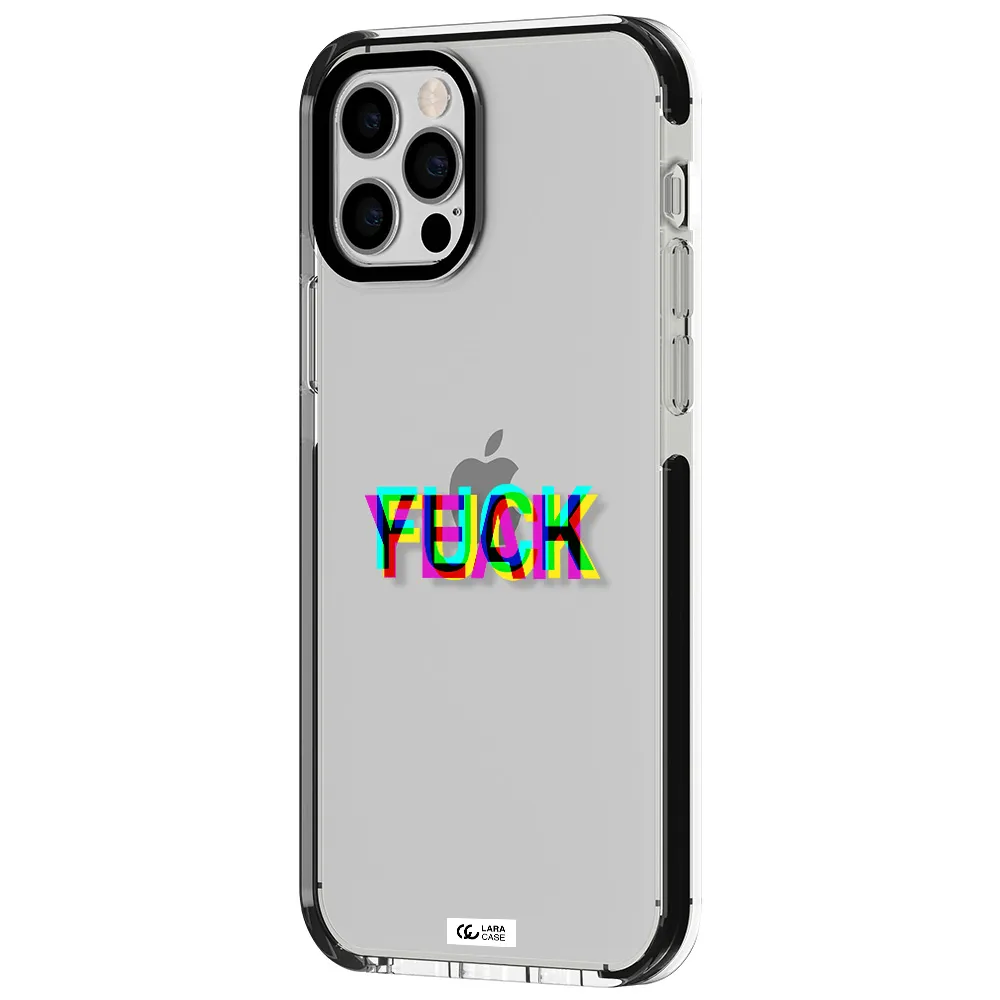 F#*K Yeah Apple iPhone 12 pro impact black border Case