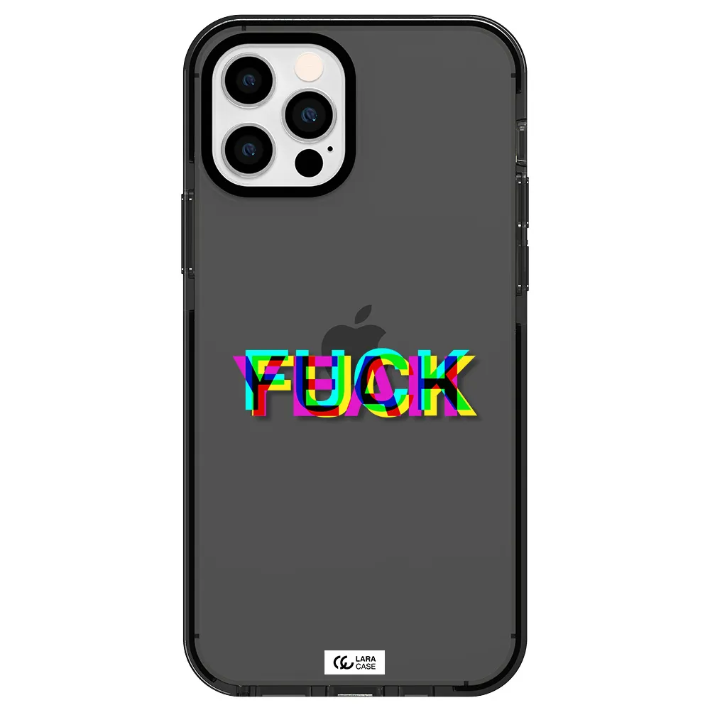 F#*K Yeah Apple iPhone 12 pro impact Smoke Black Case