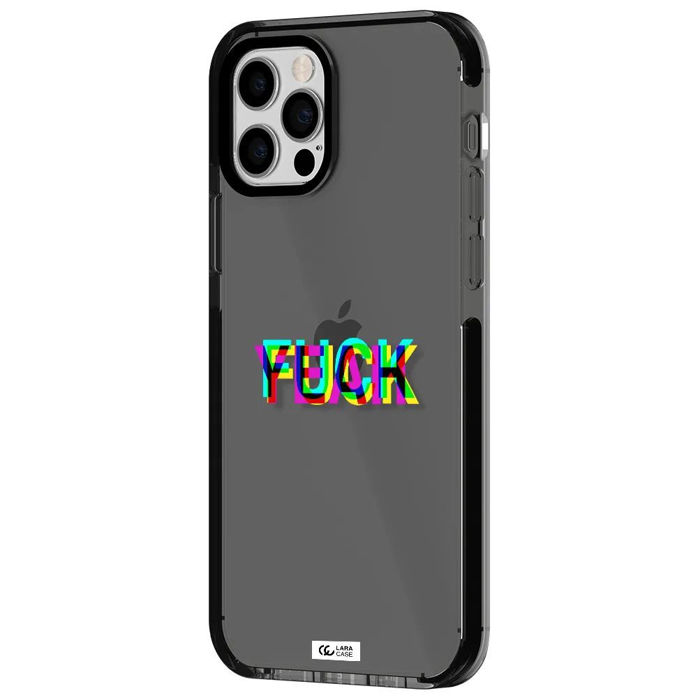 F#*K Yeah Apple iPhone 12 pro impact Smoke Black Case