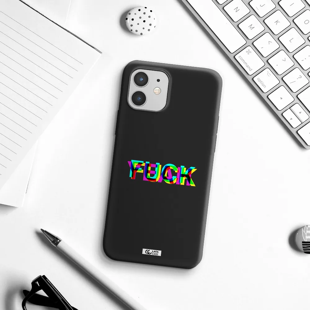 F#*K Yeah Apple iPhone 12 Silicone black Case