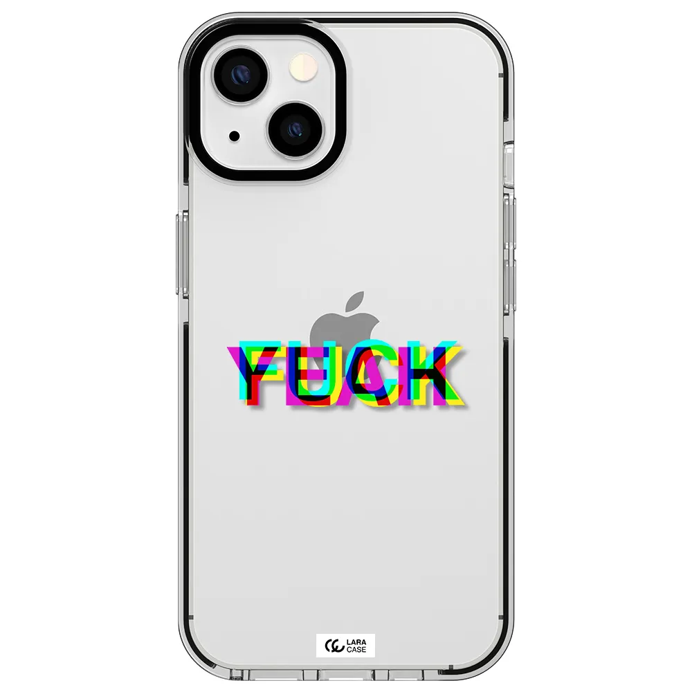 F#*K Yeah Apple iPhone 13 impact black border Case