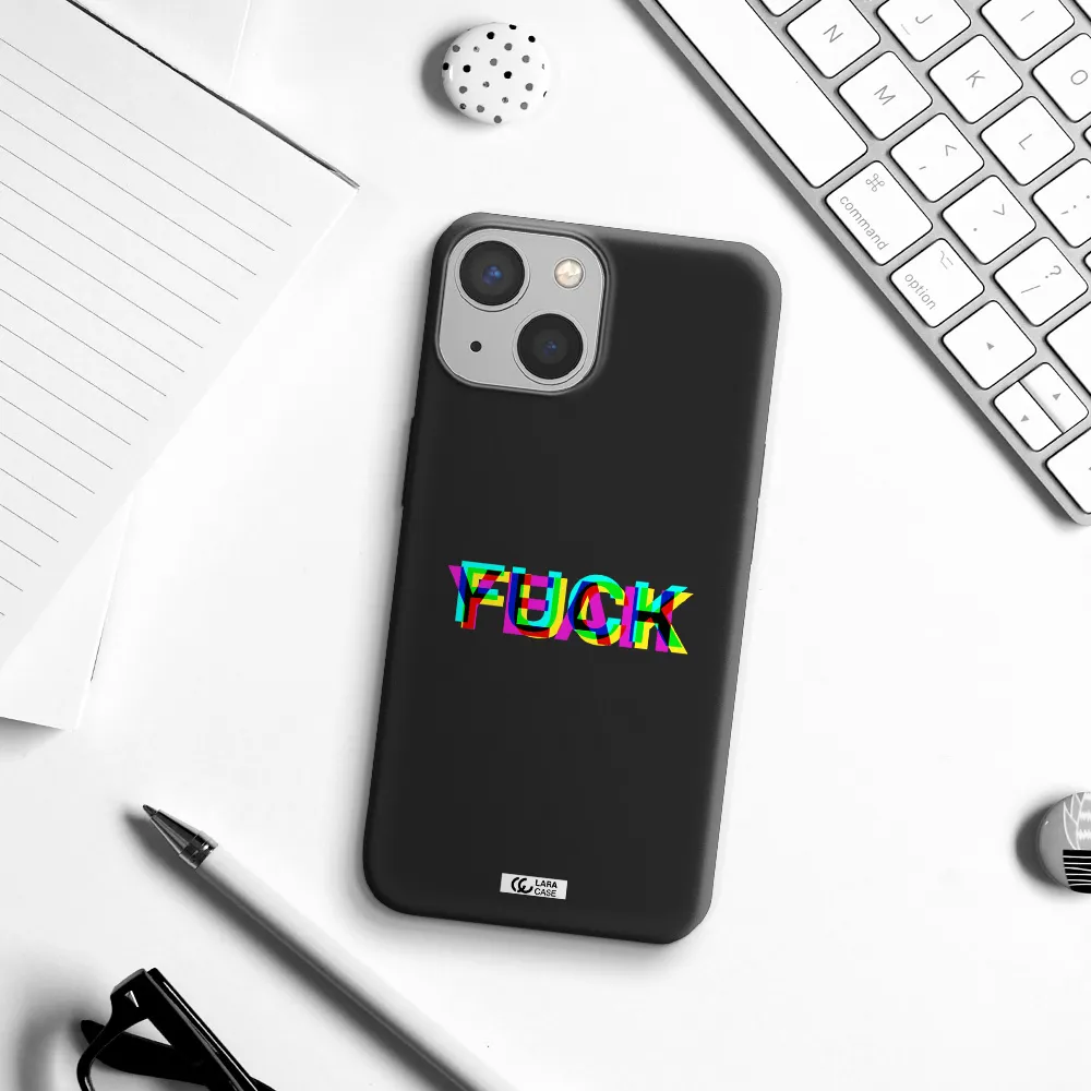 F#*K Yeah Apple iPhone 13 mini Silicone black Case