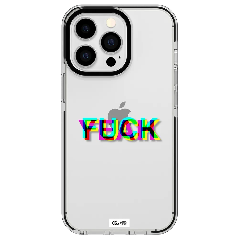 F#*K Yeah Apple iPhone 13 Pro impact black border Case