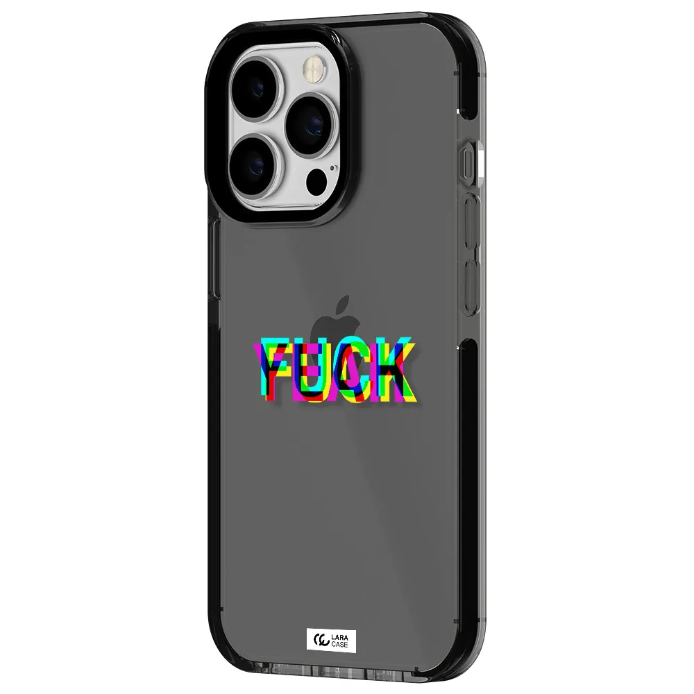 F#*K Yeah Apple iPhone 13 Pro impact Smoke Black Case