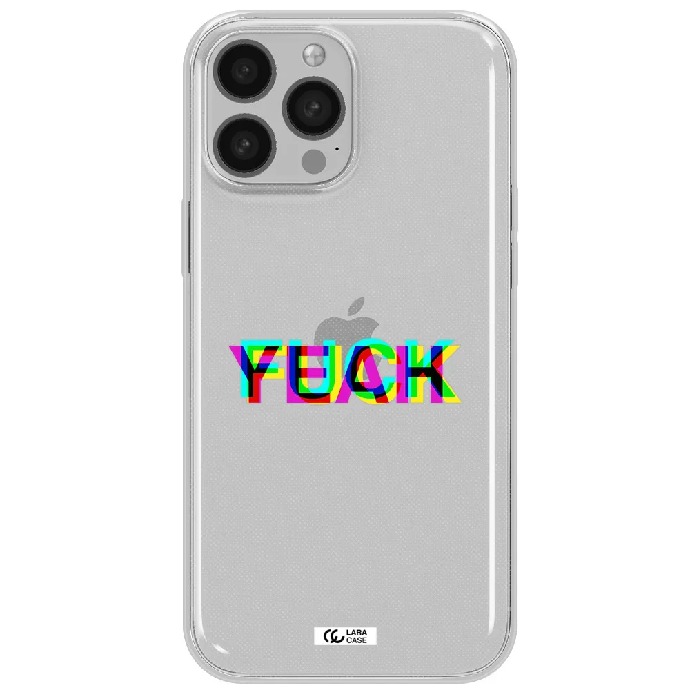 F#*K Yeah Apple iPhone 13 Pro Max Clear TPU Case