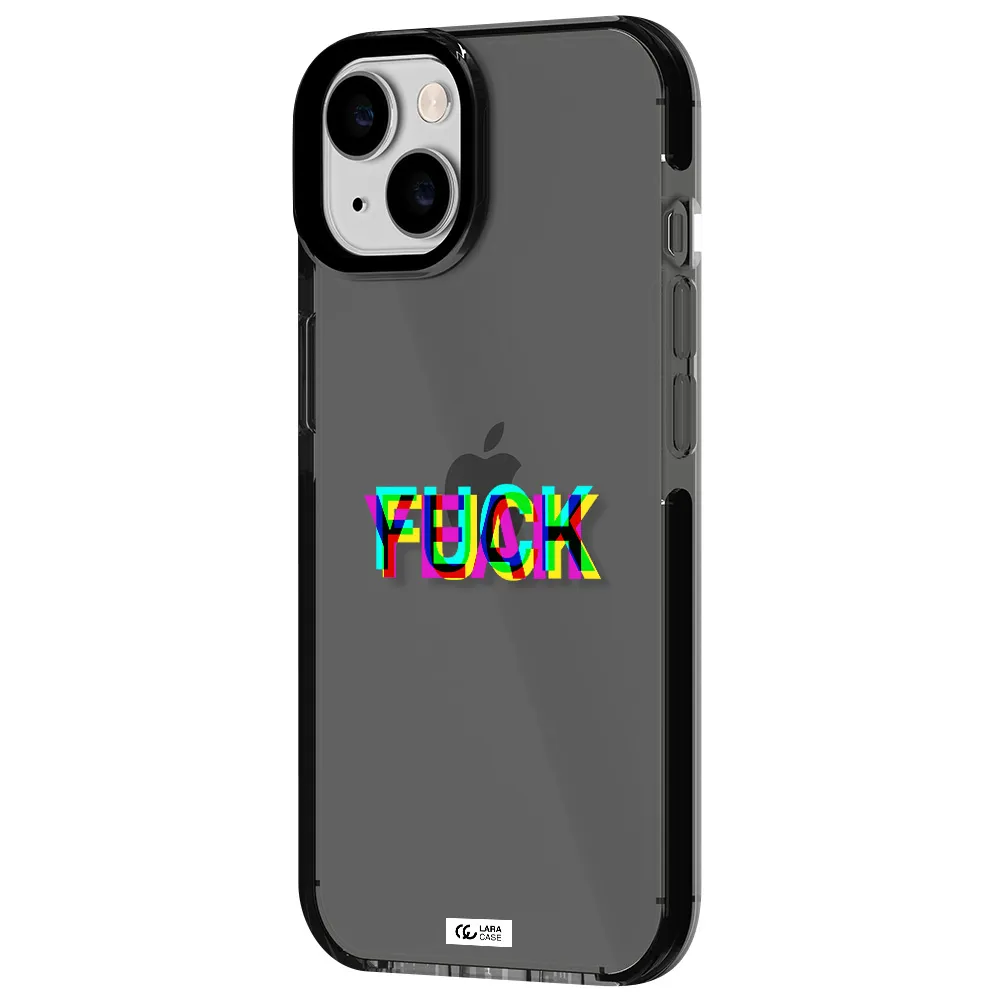 F#*K Yeah Apple iPhone 14 impact Smoke Black Case