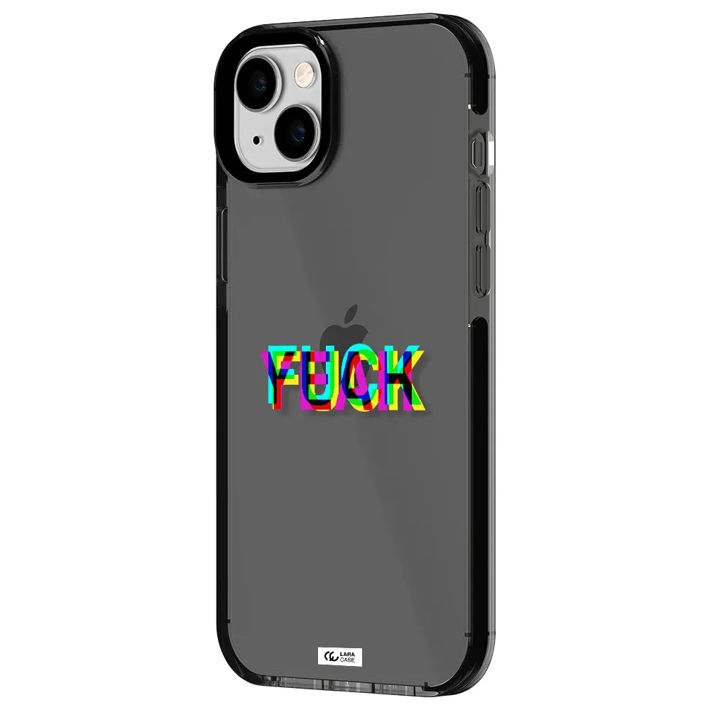 F#*K Yeah Apple iPhone 14 plus impact Smoke Black Case