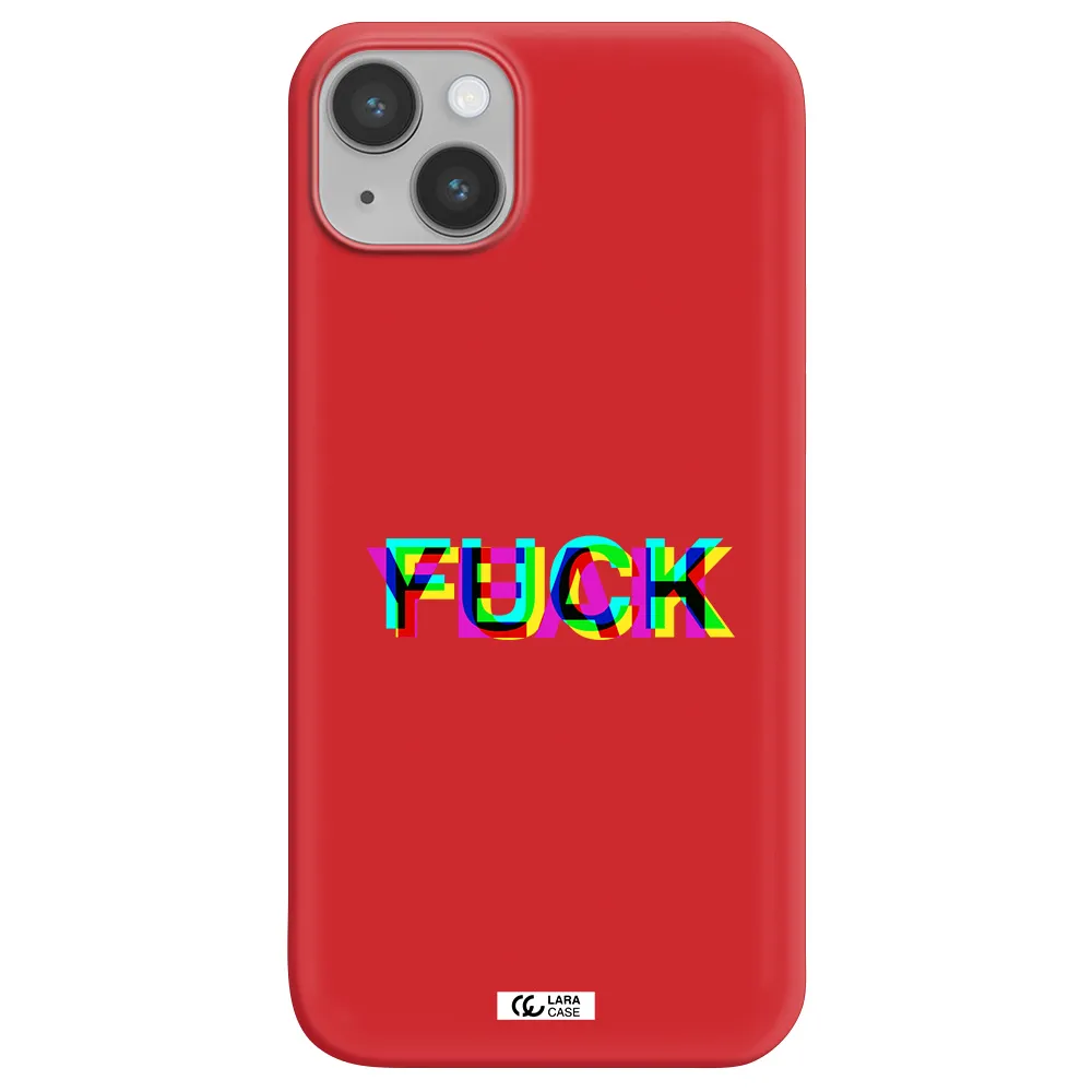 F#*K Yeah Apple iPhone 14 plus Silicone Imperial Red Case