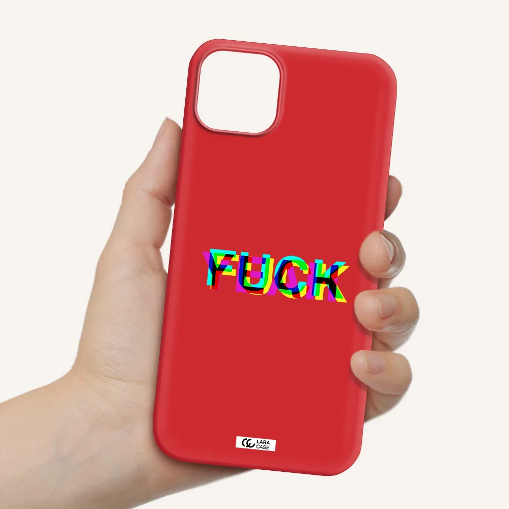 F#*K Yeah Apple iPhone 14 plus Silicone Imperial Red Case