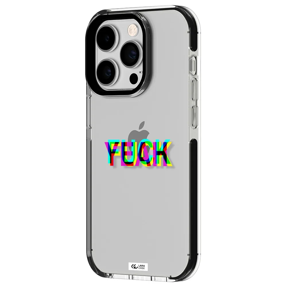 F#*K Yeah Apple iPhone 14 pro impact black border Case