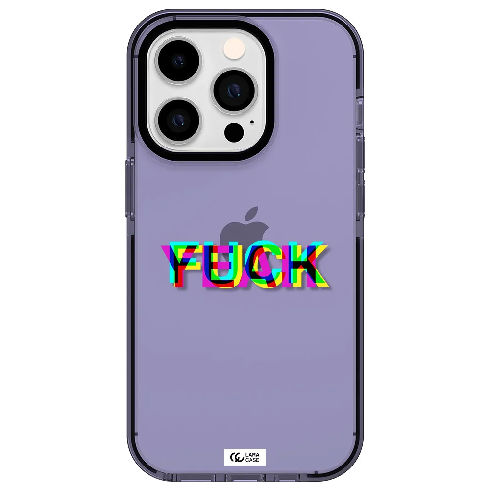 F#*K Yeah Apple iPhone 14 pro impact Lilac Case